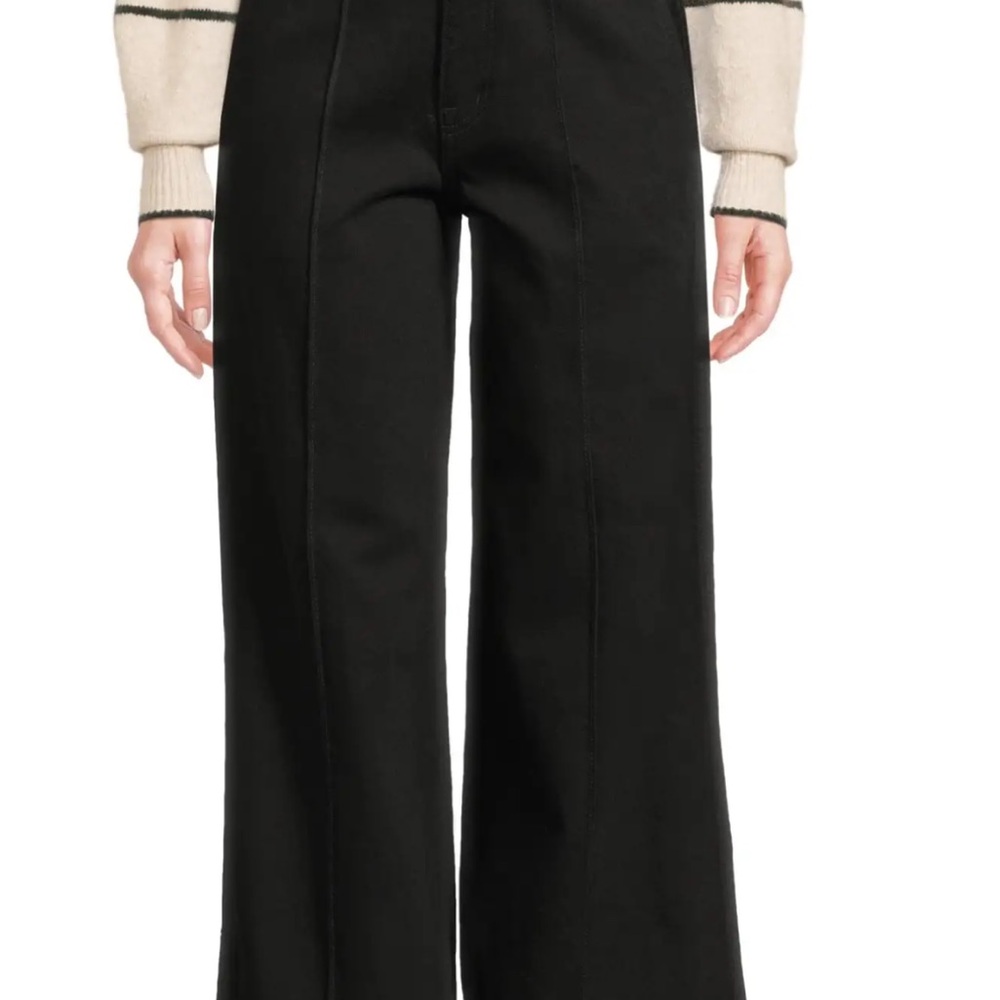 Madewell Black Wide-Leg Jeans